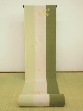 Tricolor vertical tie-dyed Komon